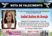 Falecimento 26/07/19