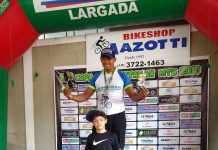 Dracenense foi campeão de ciclismo em Andradina