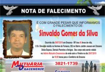 Falecimento 29/07/2019