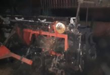 Incêndio em barracão de fazenda destrói tratores em Martinópolis