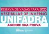Vestibular Agendado: inscrições abertas!