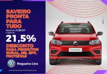 Saveiro Robust tem desconto para Produtor Rural na Nogueira Lins Volkswagem de Dracena