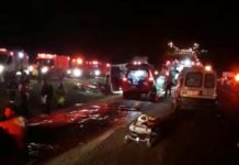 Acidente com ônibus de estudantes deixa um morto e feridos em Regente Feijó