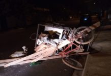 Motociclista morre após colidir em bicicleta de catador de recicláveis em Araçatuba