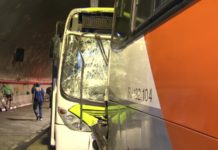 Acidente com cinco carros e dois ônibus deixa 51 feridos no túnel Marcello Alencar, no Centro do Rio