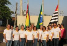 Lions Club de Dracena Cinquentenário presta Homenagem à Semana da Pátria com hasteamento de Bandeiras, na sede da OAB