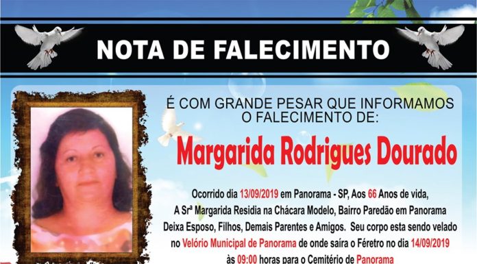 Falecimento 13/09/19