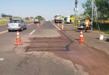 OCR e Radar estão sendo instalados no Km. 646 da SP-294 próximo a Dracena