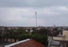 Chuva forte em Dracena, aparentemente calma