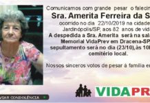 Falecimentos 23/10/19