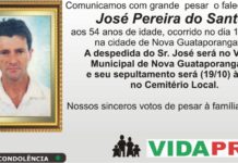 Falecimentos 18/10/19