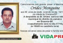 Falecimentos 16/10/19