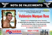 Falecimento 30/10/19