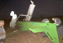 Hidroavião cai em canavial perto de área de camping no interior de SP