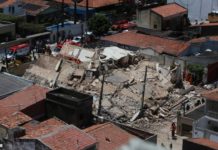 Tragédia: Queda de prédio em Fortaleza deixa mortos e feridos