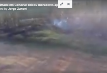 Queimada em Canavial deixou moradores apreensivos nesta madrugada de domingo