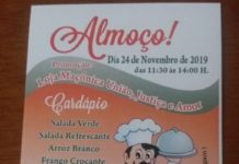 Loja Macônica União, Justiça e Amor promove almoço beneficente