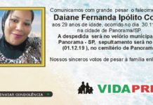 Falecimentos 30/11/19