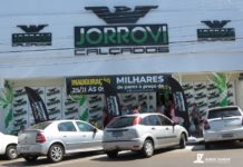 Sorteio de R$ 500,00 na JORROVI Calçados para as primeiras 100 pessoas que estavam na fila ontem na inauguração.