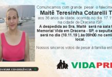 Falecimento 17/11/19