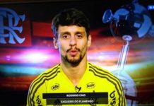 Daqui a pouco o dracenense Rodrigo Caio entra em campo para a Final da Libertadores