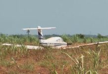 Avião faz pouso forçado em área rural de Penápolis