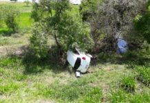 Tombamento de veículo deixa motorista ferida na Rodovia Comandante João Ribeiro de Barros