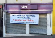 Loja no Centro de Londrina fecha após ser assaltada 4 vezes em 20 dias