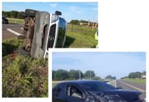 Veículo e Van com pacientes de Panorama batem e deixam 8 pessoas feridas, 2 graves