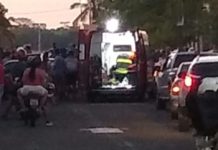 Policial rodoviário atropela casal na saída da prainha de Pereira Barreto