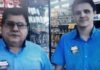 Edilson de Camargo (Gerente Comercial) e Bruno Troyano (Gerente Administrativo) falam sobre a Inauguração do Supermercado Troyano Junqueira em Junqueirópolis.