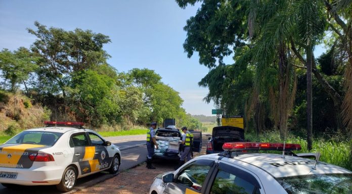 Fiscalização apreende carga de defensivos agrícolas em picape abandonada por motorista em Parapuã