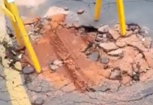 Reclamação da População: Asfalto novo e recém inaugurado no jardim Kenedy em Dracena, já apresenta buraco e problemas