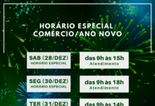 Confira o Horário do Comércio de Dracena até a virada do ano
