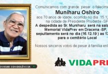 Falecimento 15/12/19