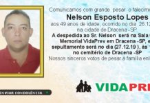 Falecimentos 26/12/19