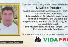 Falecimentos 03/12/19