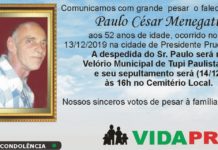 Falecimento 14/12/19