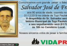 Falecimento 01/12/19