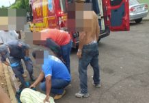 Jovem fica gravemente ferido em acidente entre moto e carro no jardim Brasilãndia