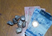 Traficante é preso pela Polícia Militar em Ouro Verde