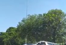 Motorista causa acidente após passar mal em estacionamento de supermercado em Araçatuba