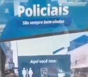 Casa Americana de Dracena inova e convida policiais para um cafézinho