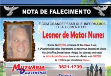 Falecimento 25/01/20