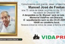 Falecimento 31/01/20