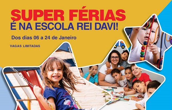 Super Férias é na Escola Rei Davi em Dracena
