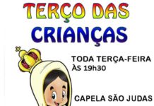 Capela São Judas realiza o Terço das Crianças todas as terças-feira
