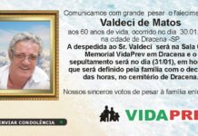 Falecimentos 30/01/20