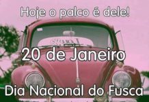 20 de janeiro é o Dia Nacional do Fusca. Amantes do Fusca fazem carreata em Dracena a partir das 20 Hs.