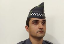 Cb PM Abreu da 4ª Cia PM é eleito Policial Proerd do CPI-8 do mês de dezembro de 2019.